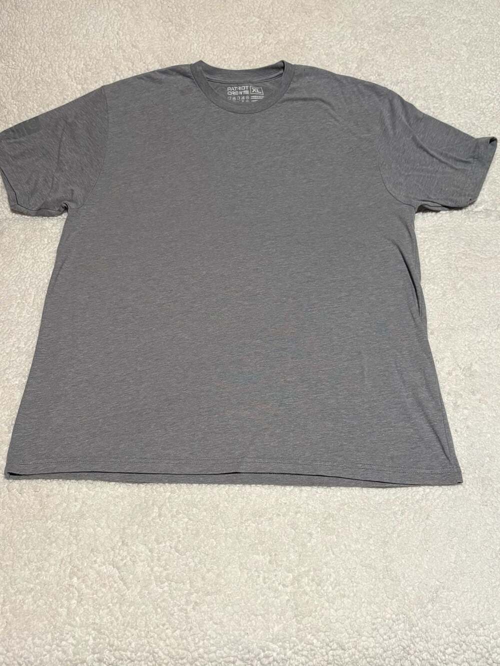 Patriot Crew Gray Short Sleeve Graphic T-Shirt Men's XL